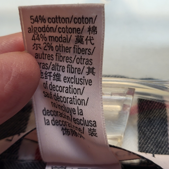 Victoria’s Secret Black & Pink Plaid Flannel Pajama Set - Size XS Short - Picture 5 of 6